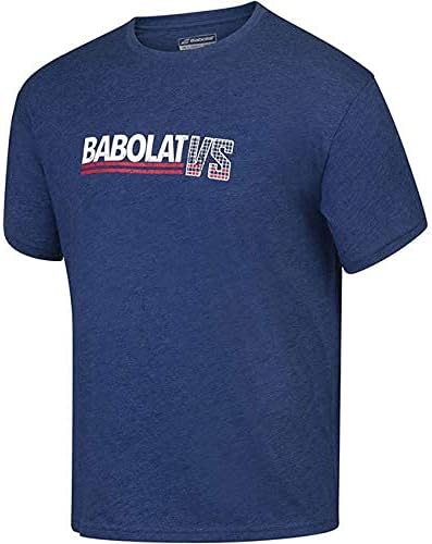【新品】Babolat ヘリンボーンパターン メンズTシャツ Amazon | [バボラ] メンズ エクササイズ ビンテージ Tシャツ 4MS20443